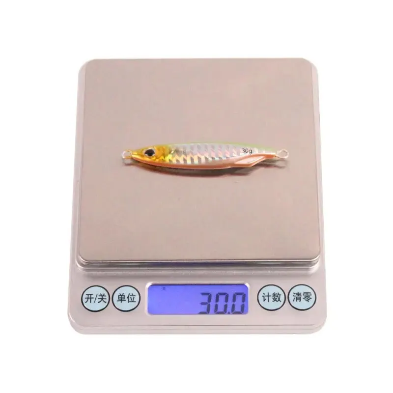 BURLE Fish Jig High Quality Bass Lure Deep Sea Knife Metal Slow Jig Lure Saltwater Fast Sinking Fishing Lures