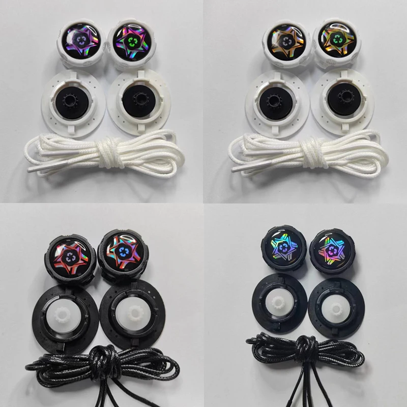 1Pair New Easy Fit Automatic Shoelaces Without ties Swivel Buckle Elastic Laces Sneakers Adults Kids Lazy No Tie Shoe laces image 3