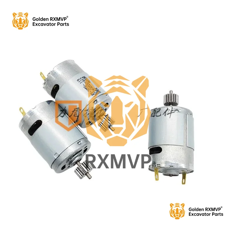 For Sany Caterpillar XGMA Hyundai Doosan Daewoo XCMG Refueling Motor Accelerator Motor Small Motor Excavator Accessories