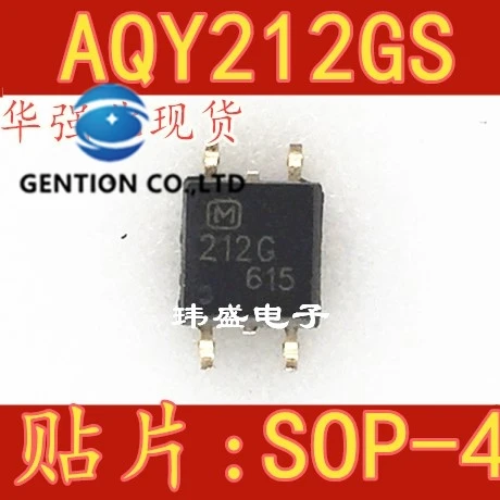 

10 шт. 212GS AQY212GS SOP4 развязывающий светильник AQY212G на высокой скорости в наличии 100% новый и оригинальный