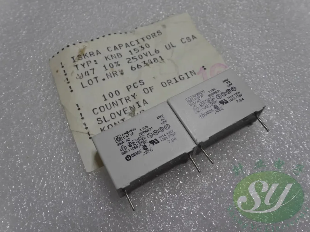 

ISKRA KNB1530 0,47 мкФ/250 В переменного тока 470nf u47 474 новый пленочный конденсатор 22 мм