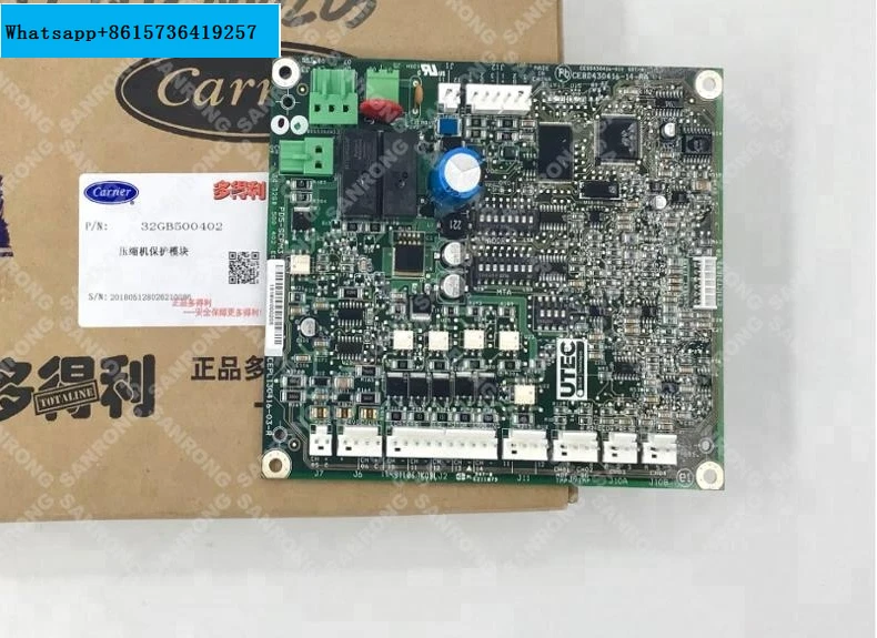 

Carrier 32GB500402 CEPL130416-03-R SCPM Compressor Protection Board for 30HXC Chiller