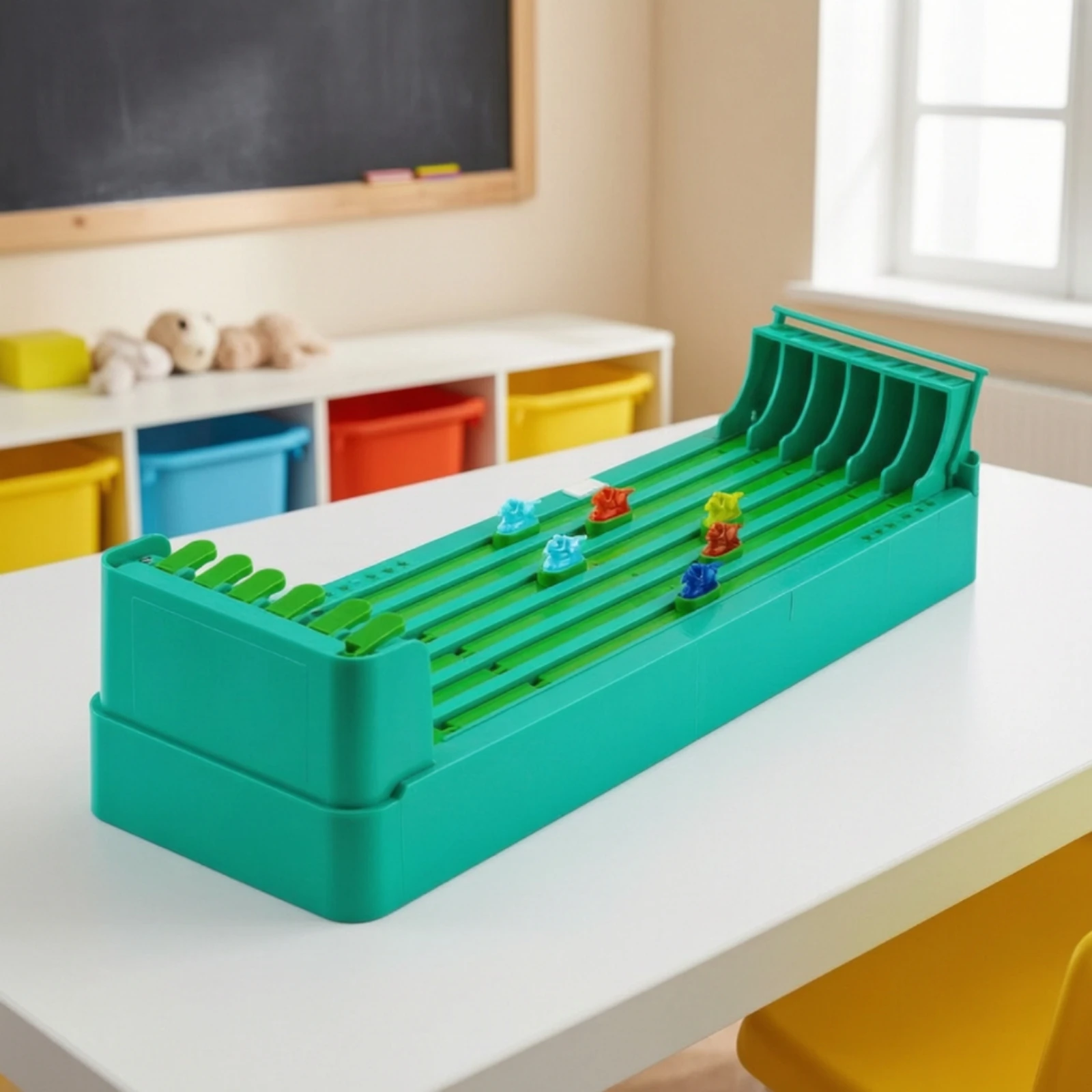 Party Games Console - Tisch-Pferderennspiel Miniatur-Pferderennspiel für die Familie, schnelles