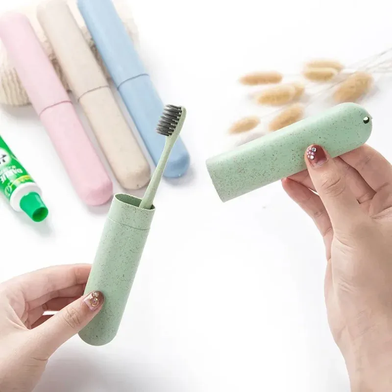 Toothbrush Box Holder Cover Bathroom Accessories Travel Storage Dust-proof Case Portable Bathroom for Camping Toothbrush Storage