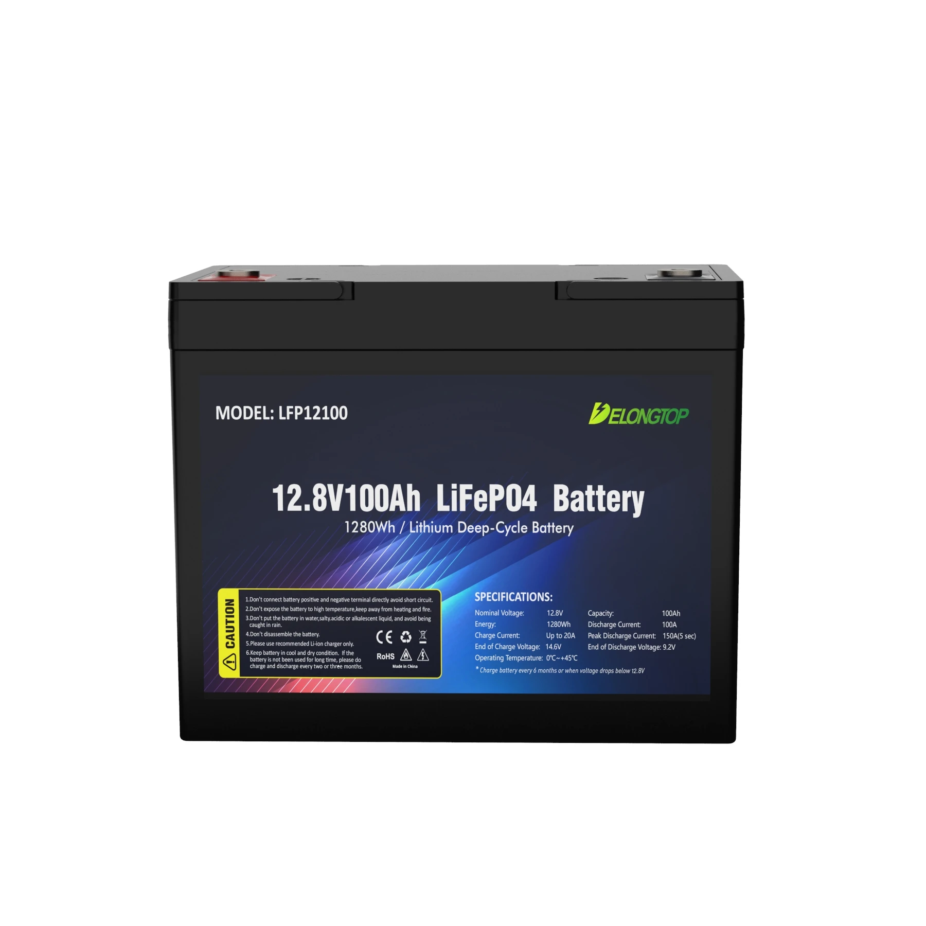 OEM ODM Lithium Battery Pack Solar Batterie lifepo4 12v 100ah 200ah  With APP Control