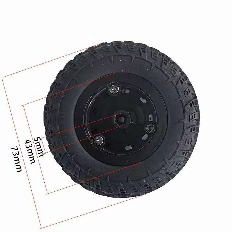 4PCS RC Off-Road Car Tires kit 5mm Hex Rubbber Tyres for MN99S MN98 MN99 MN82 MN78 MN168 WPL C24-1 B36 C64 JJRC Q75 D866 RC Car