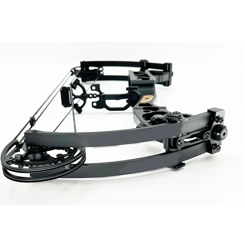 OEM/ODM ثنائي الغرض مجمع القوس الصيد المنجنيق القوس للكرة الصلب والسهم جوردون أطراف قصيرة المحور مجمع Barebow #6