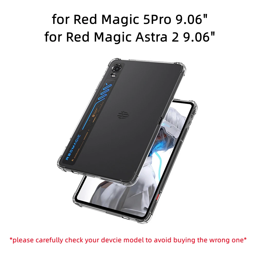 Ultra-Light Clear TPU Back Case for Red Magic 5Pro / Astra 2 9.06