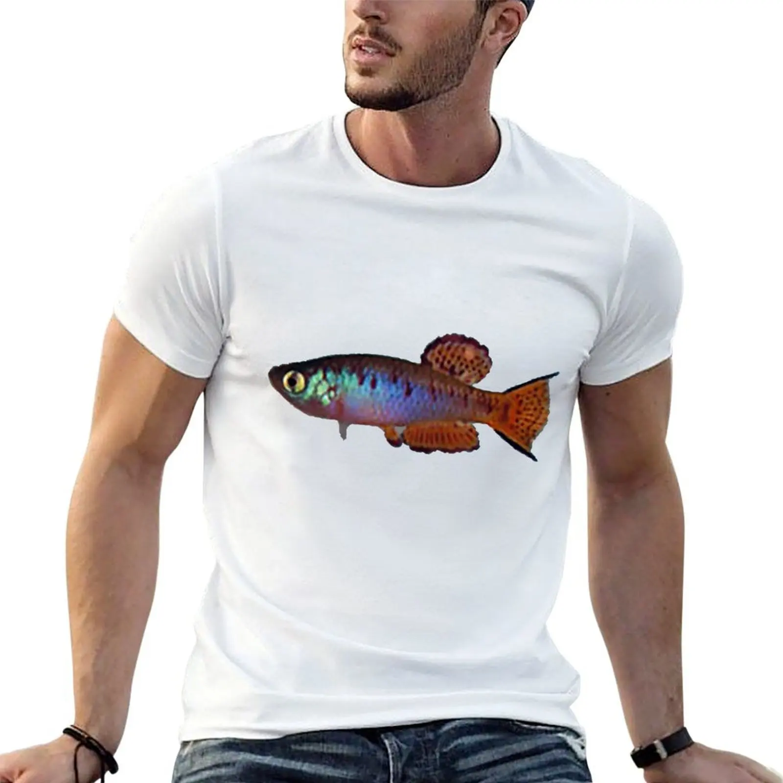 

Fundulosoma thierryi Accra Plain Gh 94-1& - Killifish T-Shirt t shirt man cotton funny t shirts dark humor T-Shirt