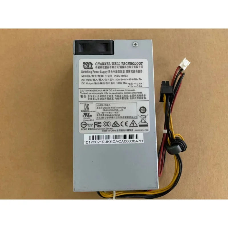 

Для CWT KSA-180S2 12V 5A 52V 2.5A импульсный источник питания для сервера # M831B QL