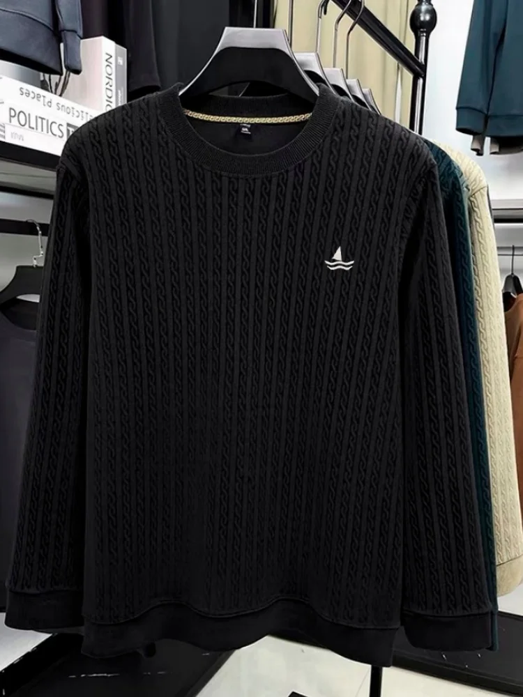 Neuer Luxus-Herren-High-End-Marken-Stickerei-Winter-Original-Premium-Bestseller, modischer, lässiger Thermo-Pullover