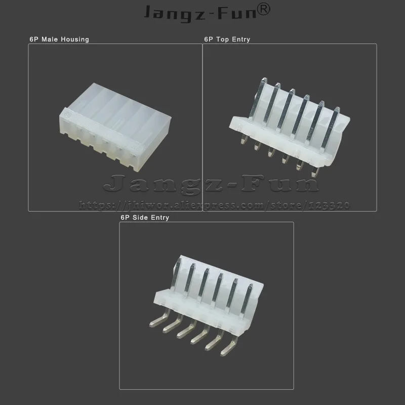 20pcs 6P CH 3.96 Plug 3.96mm Molex CH3.96 6 Pin Male Female Housing Header Connectors Electric Cable Electrical Wire Connector