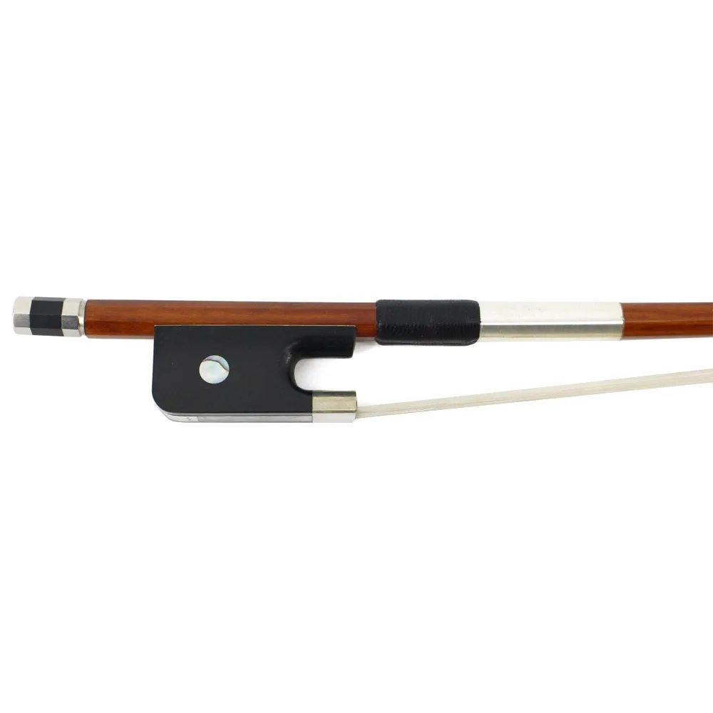 High-Quality Hematoxylin Material Bass Bow Good Elasticity High-End Workmanship Copper Accessories Bass Cello Bow Rod