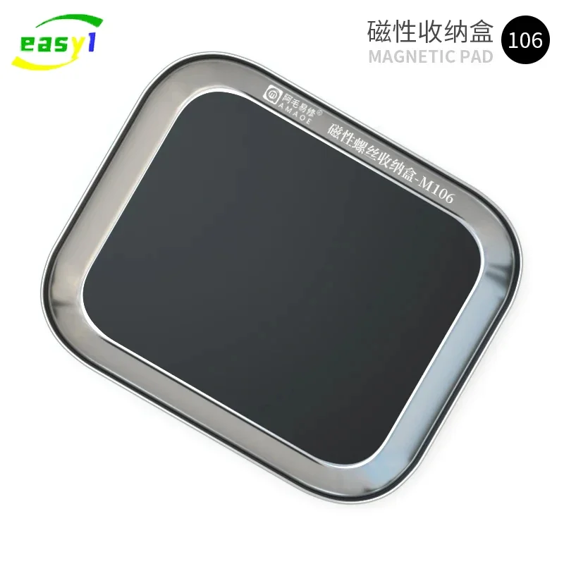 AMAOE M106 Magnetic Alloy Screw S torage Box Is Suitable for Mobile Phone Repair Small Parts Storage Tray Repair sets
