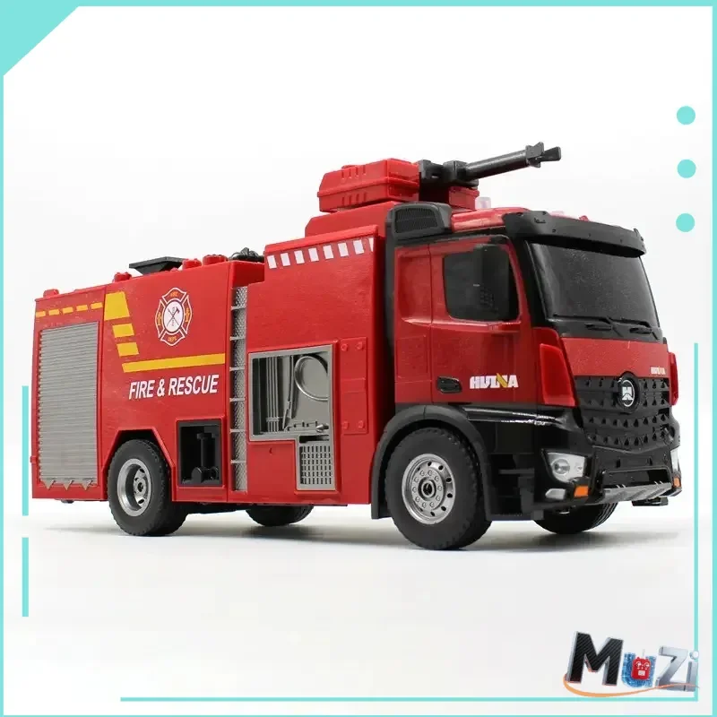 HUINA RC Camion dei pompieri Scatola Acqua Spruzabile Telecomando 1/14 Bilancia 1562 RC Modello di Auto Giocattoli All'aperto Regali Per Bambini TH18050