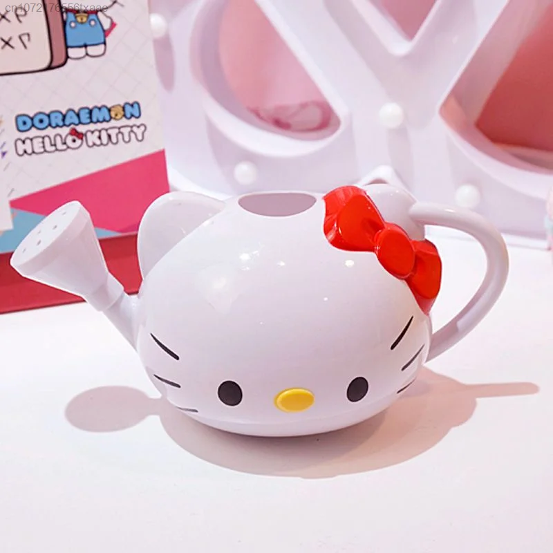 Sanrio Hello Kitty Watering Pot Plastic Bottle Cute Cartoon Garden Accessories Y2k Child Watering Flowers Plants Home Decoration