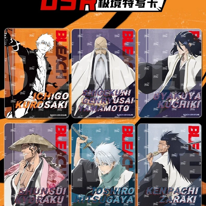 Genuino KAYOU Bandai BLEACH Mille anni Guerra del sangue Arc Guardian Carte da collezione Poesia del destino Anime Collezione di carte Giocattolo regalo