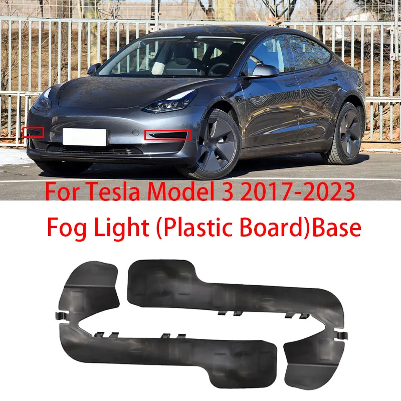 1089447-00-A 1089450-00-A Front Left&Right Hood Ditch Mount Bumper Fog Light Bracket For Tesla Model 3 2017-2023