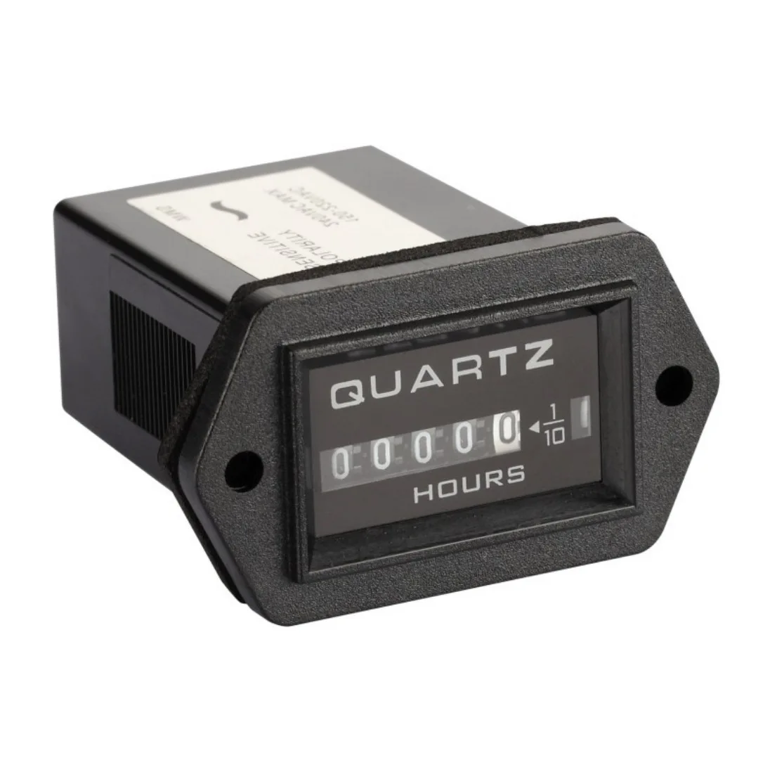 SYS Mechanical Quartz Hour Meter Bent Terminal DC12-36V AC220V Car Instrument Timer Engine Cumulative Time Counter for Generator