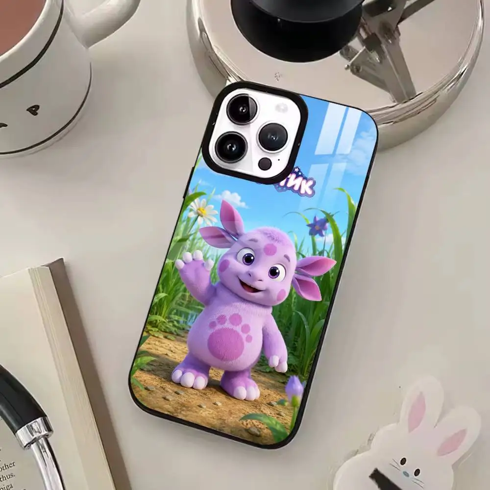 Luntik and Friends-Moonzy  Phone Case For iPhone15,16,17,14,13,12,11 Plus,Pro Magnetic For  Wireless Charging