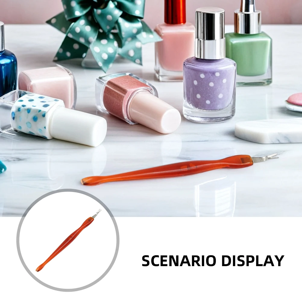 10 pz Spingipelle Strumento Rimozione Della Pelle Morta Cucchiaio In Acciaio Inox Estremità Per Manicure Pedicure Unghie Artistiche Kit Per La Cura Rimozione Del Callo