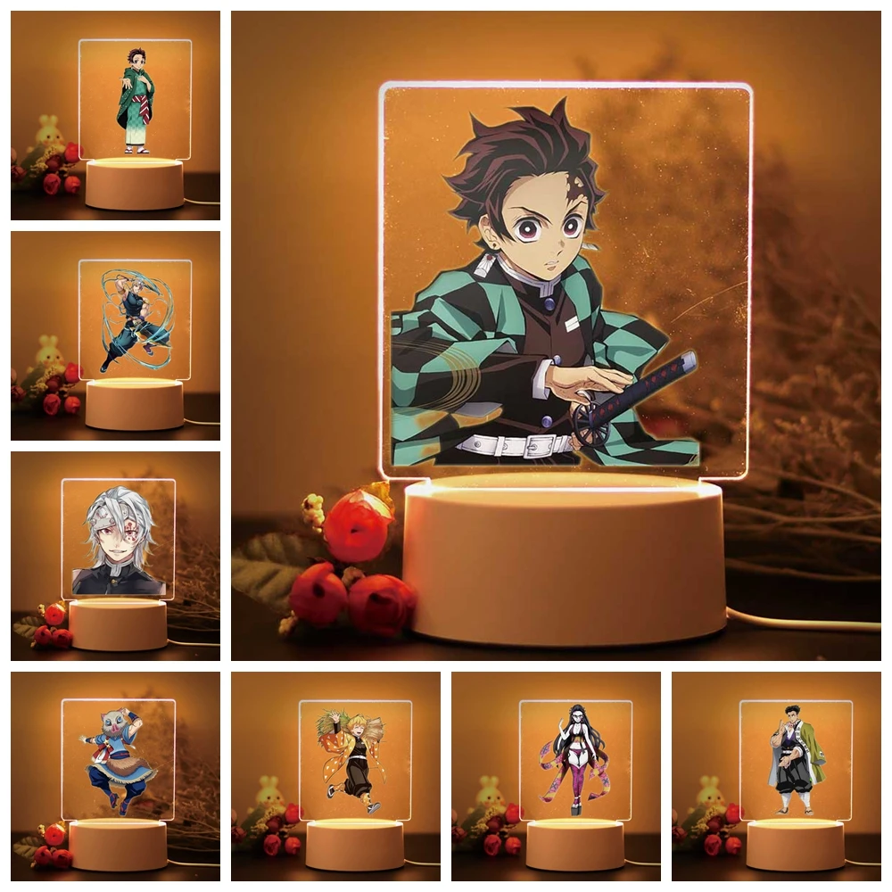 

kamado tanjiro the Demon Slayer character 3d Illusion Night Lamp for Children's Room Decor the Boys Girls Birthday Gift