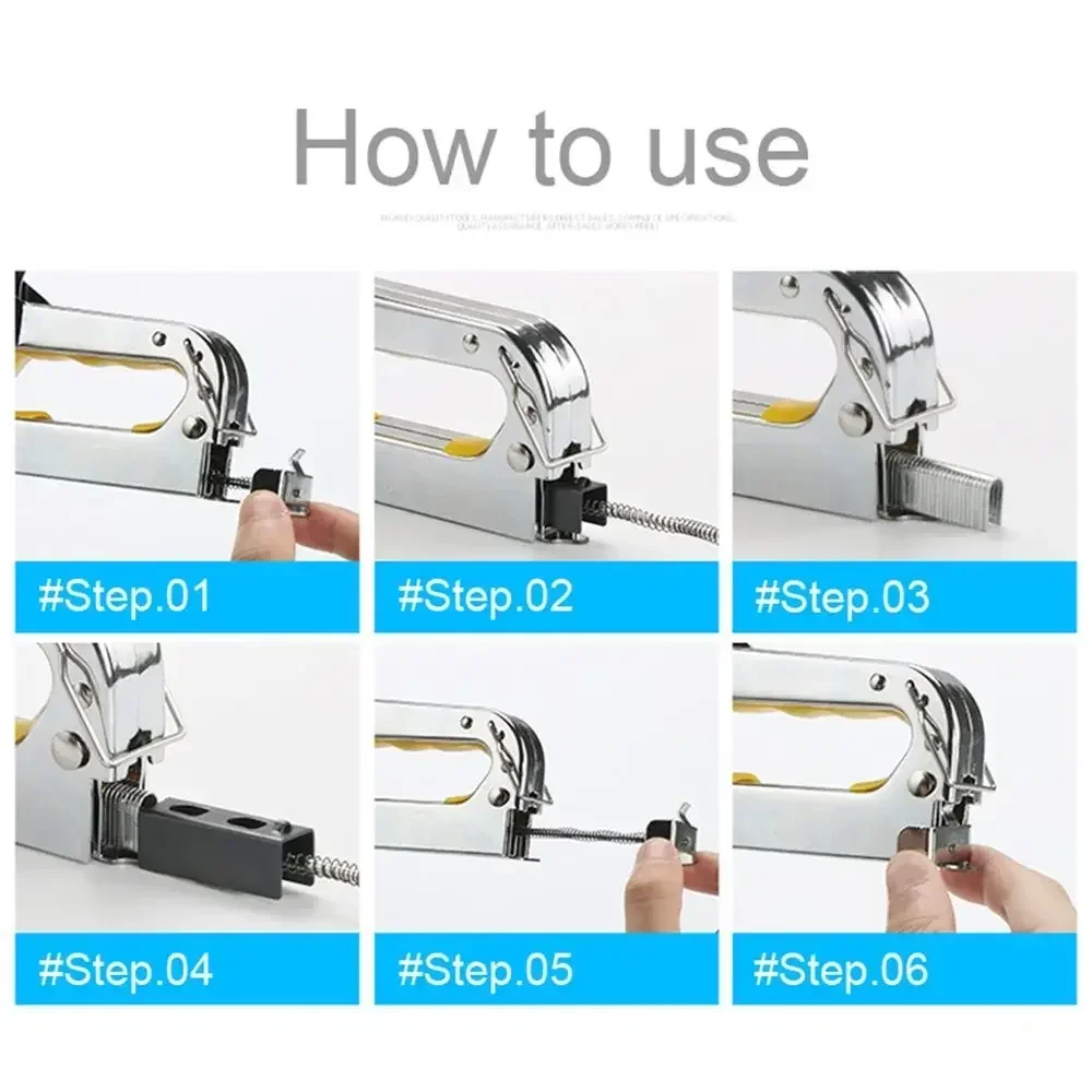 3 em 1 pistola de pregos para estofamento em madeira casa diy grampos decorativos conjunto de ferramentas manuais ferramentas para trabalhar madeira ferramentas manuais