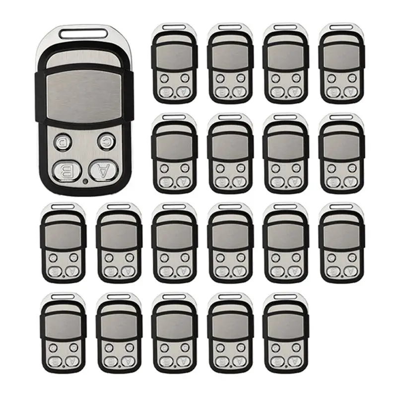 ABKN 20PCS Remote Control for Garage Doors, 433MHz Electric Gate Opener, Compatible with MOOVO MT4 Series, Rolling Code, Garage