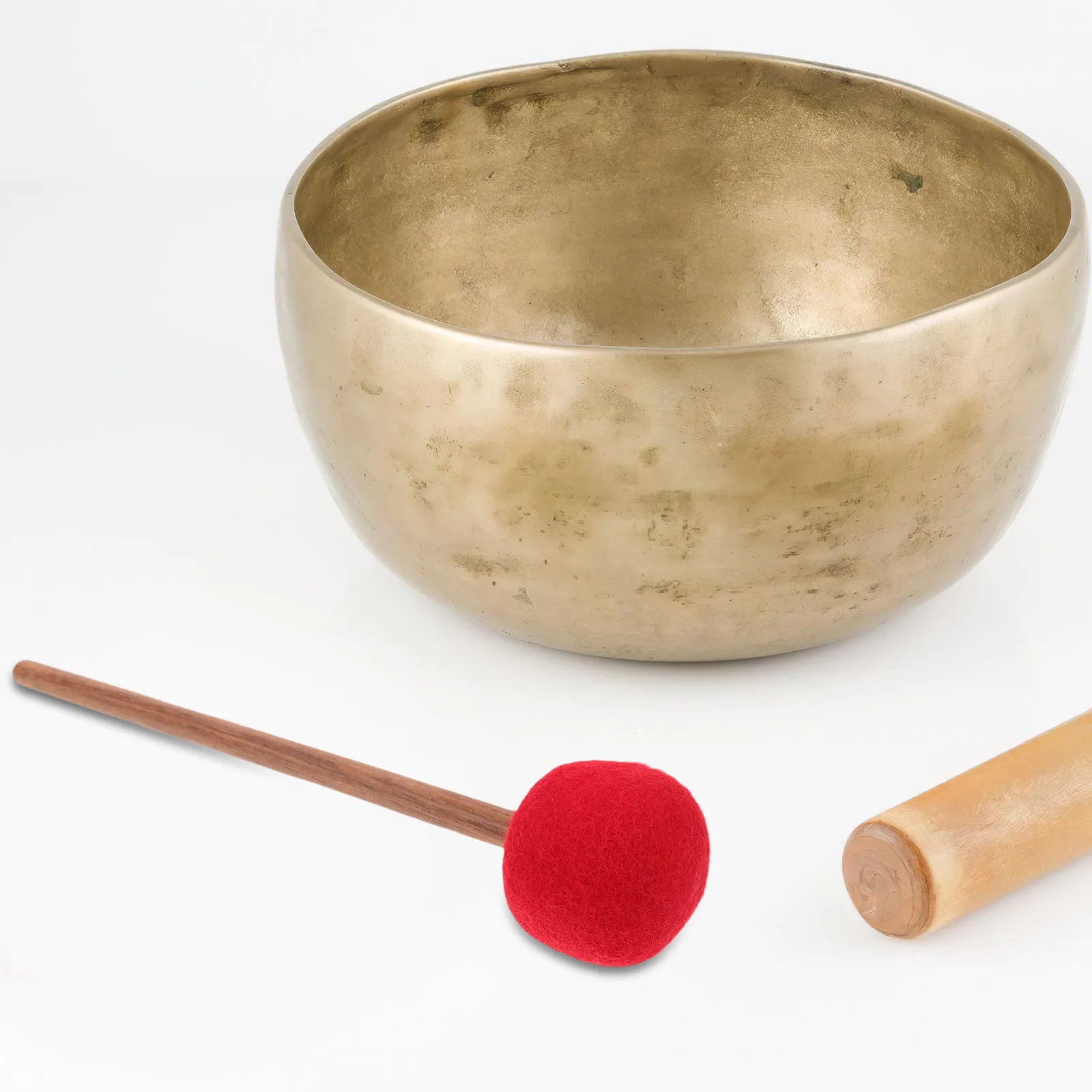 

Singing Bowl Striker Mallet Handmade Wooden Baton with Felt for Sound Therapy Meditation Practice Sound Bowl