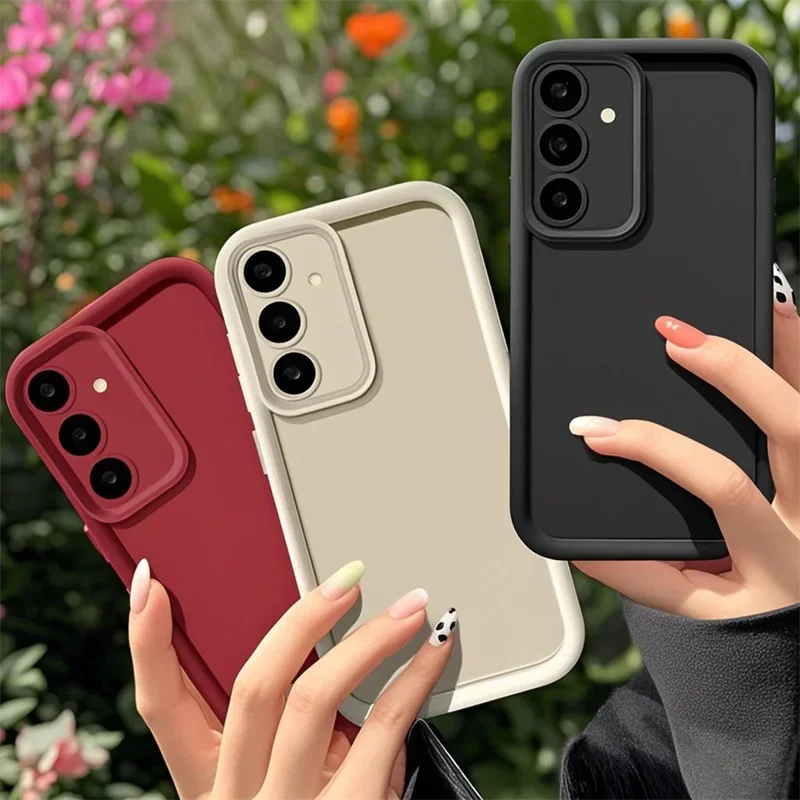 Weiche Silikonhüllen für Samsung Galaxy A55 A54 A16 5G A56 A36 A26 A35 A25 A15 A73 A53 A33 A23 A13 A34 A24 A14 A72 A52S 4G Abdeckung