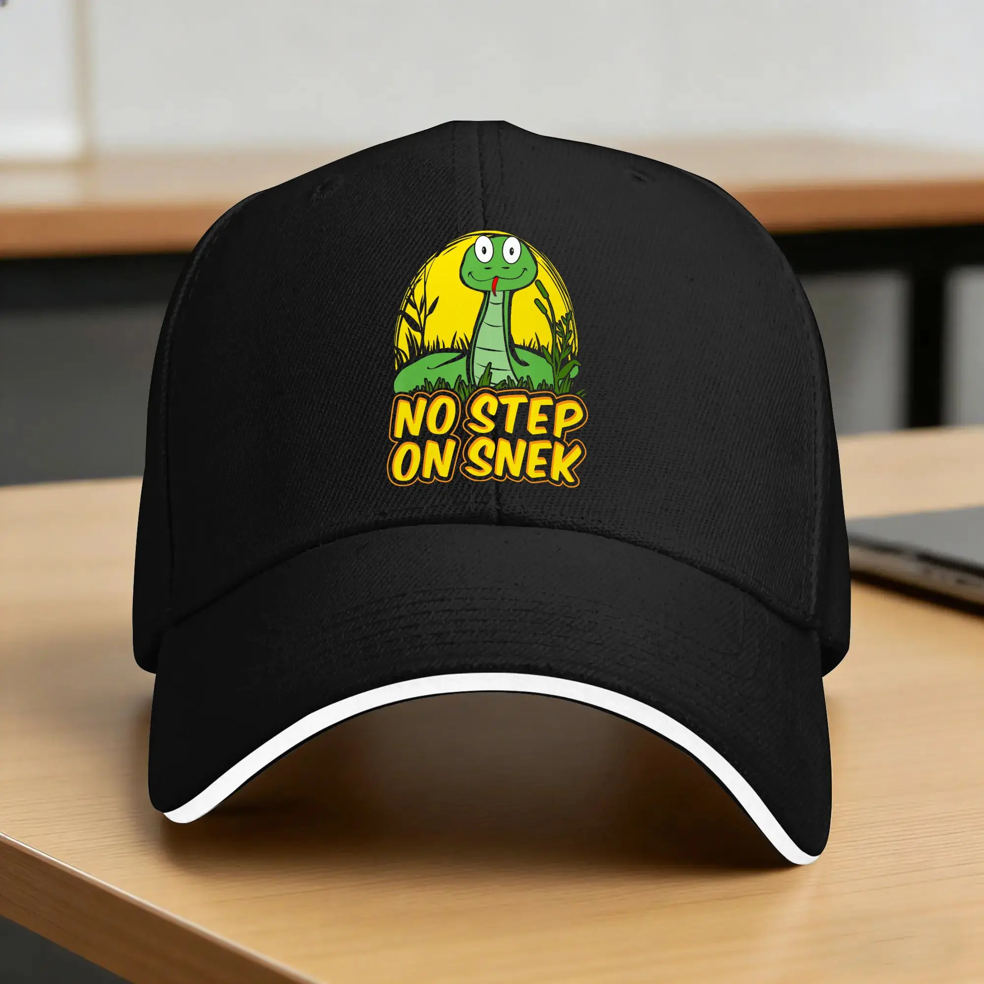 Gift No Step On Snek Casual Baseball Cap Summer  Trucker Hat Adjustable Hunting Camping Hip Hop Hats Women Men Baseball Caps