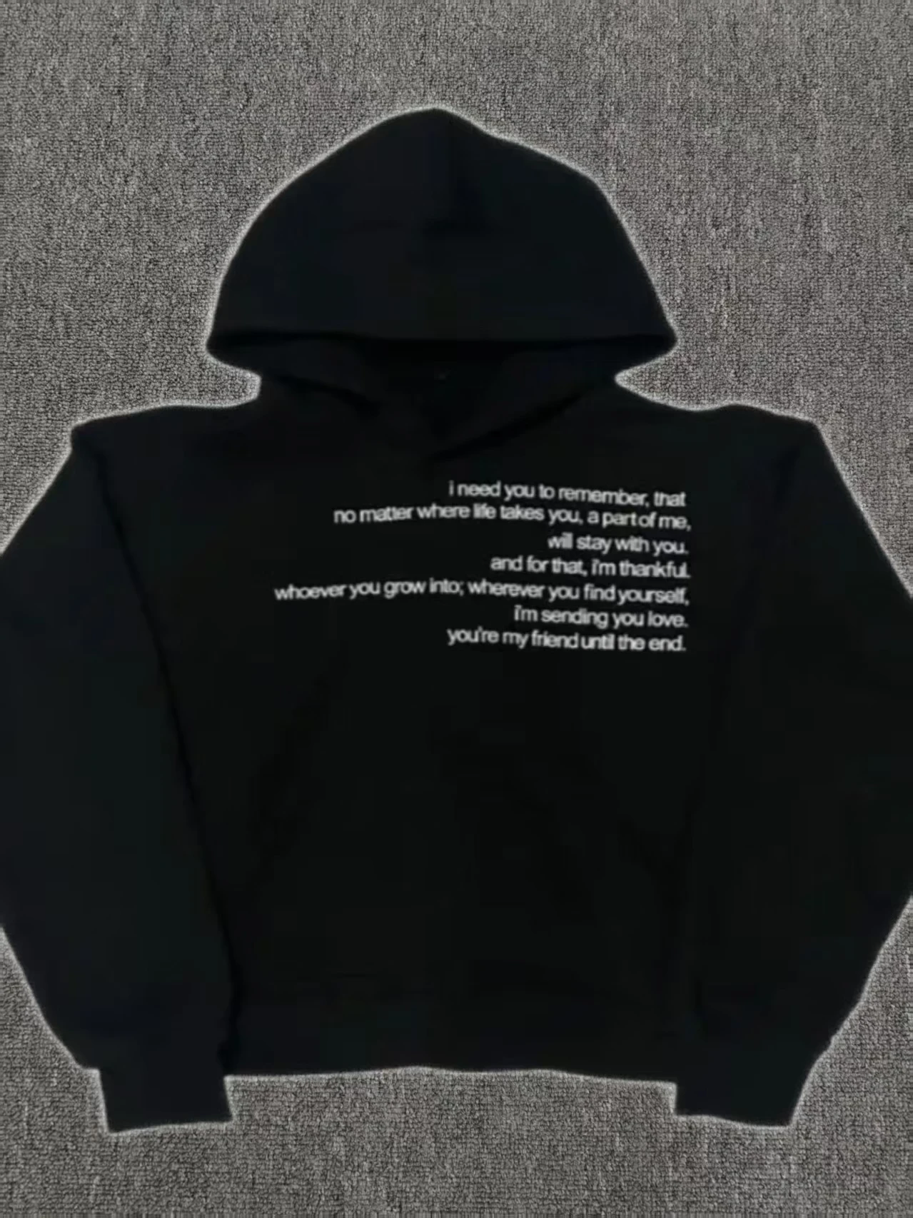 American 2000s Letter Printing Men And Women Streetwear Gothic Hip-Hop Fashion Sweatshirt Vintage Loose Oversize Hoodies