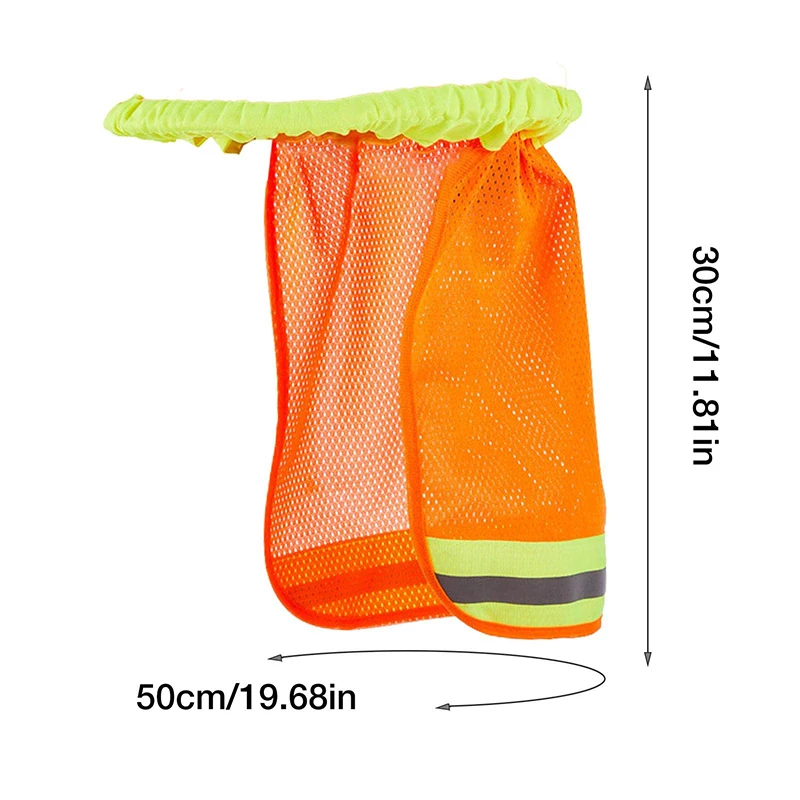 UV Curtain Reflective Neck Protector Sunscreen Construction Site Construction Engineering Labour Safety Helmet Sunshade Cover