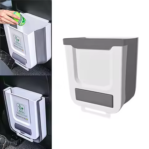 Camping Car Accessory Foldable Trash Can Large-Capacity Material Easy-to-clean For Motorhome Home Car Kitchen Trash