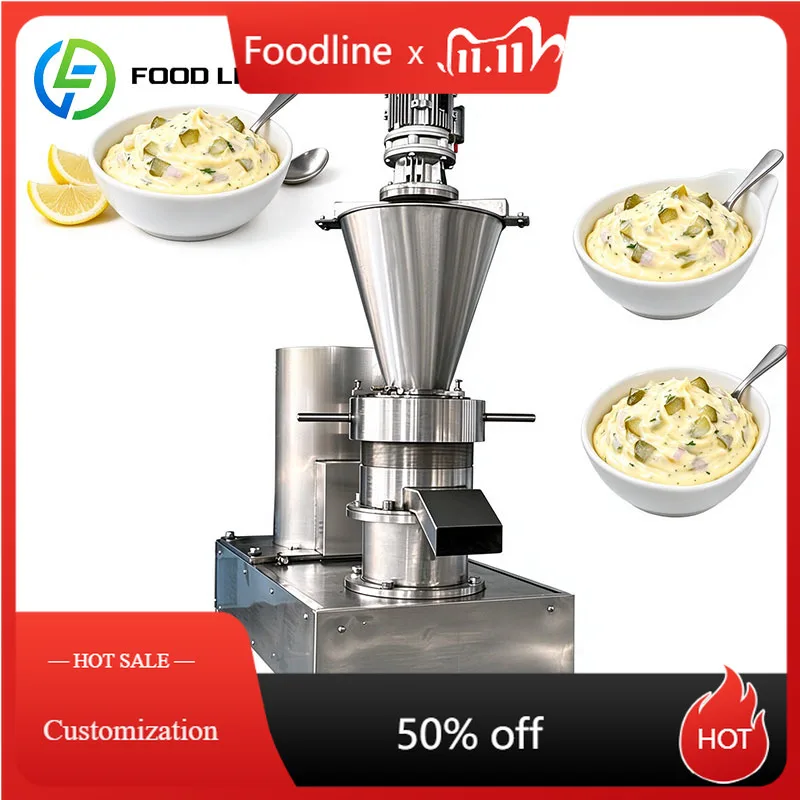 Food Colloid Mill Fine Grinder Nut Butter Machine Almond Paste Sesame Paste Tomato Sauce Customized