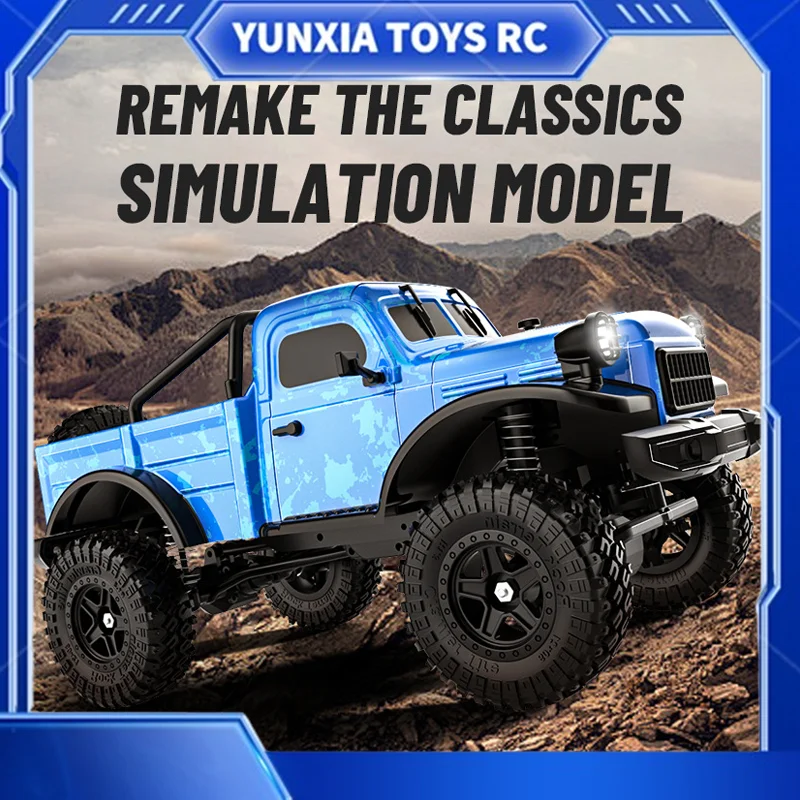 

JJRC full-size C8813 pickup truck simulation off-road vehicle model lighting four-wheel drive RC remote control car boy toy