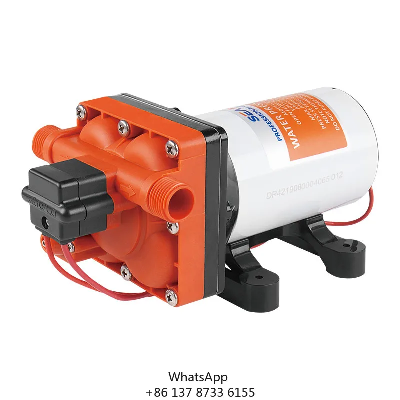 SEAFLO 42Series 55PSI 11.3LPM High Pressure 12v Small Portable Electric Water Dc Diaphragm Pump For Hot Shower