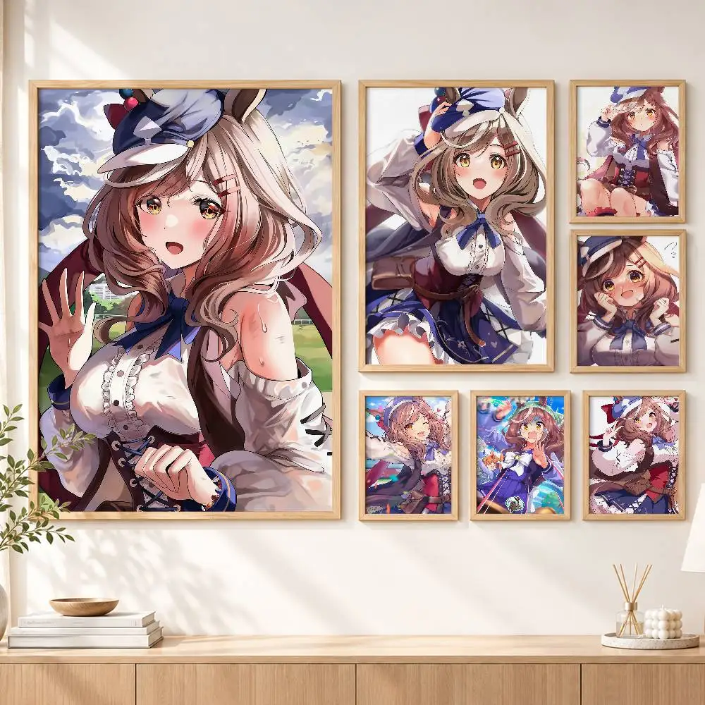 M-Matikanetannhauser U-Umamusume Poster HD Self Adhesive Waterproof Wall Art Ideal for Home Office Dorm Gift Customizable