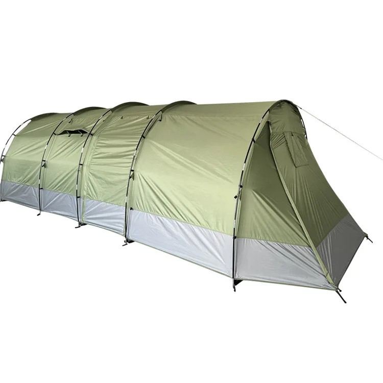 

Outdoor camping tunnel tent large space rainstorm windproof thickened tent camping equipment