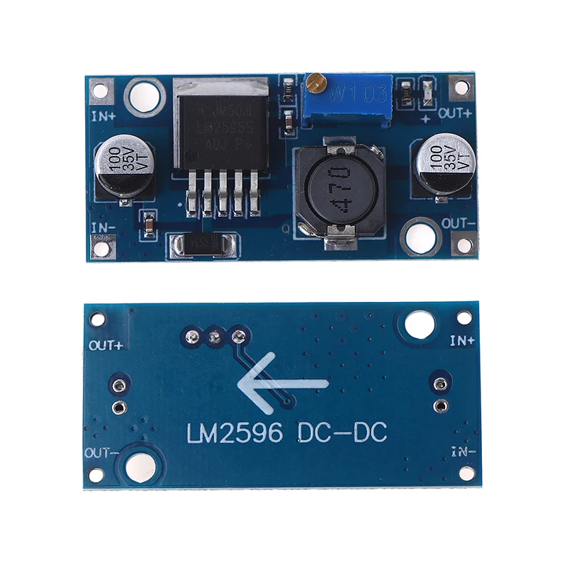 1Pc LM2596S Converter DC To DC Converter High Efficiency Voltage Regulator 3.0-40V To 1.5-35V Converter Adjustable【Homeclub】