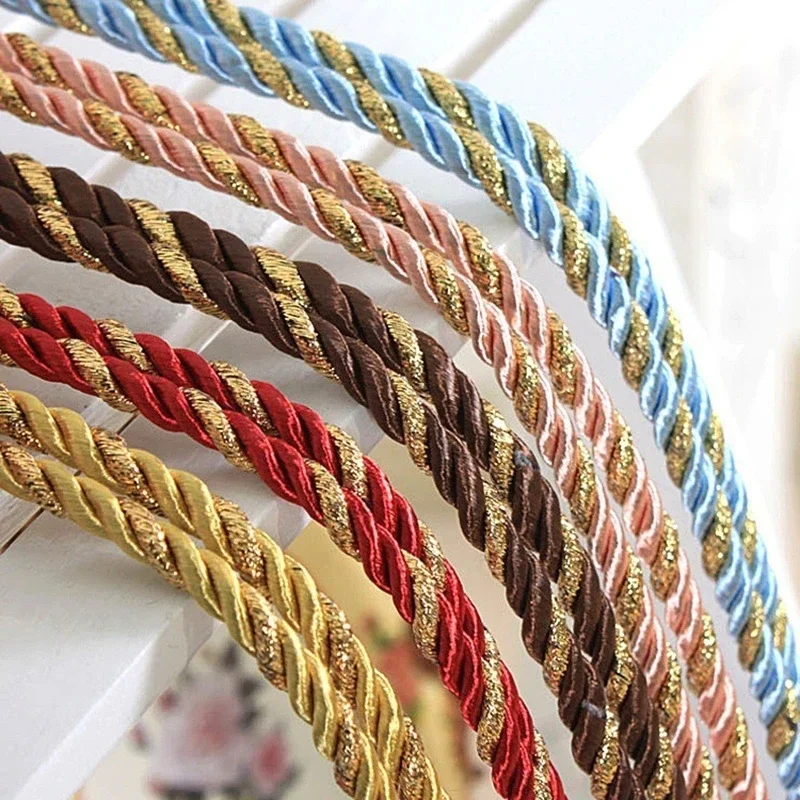 1Pcs Curtain Gold Tassel Tie Rope Curtain Clip Tiebacks for Curtains Accessories Gold Tie Backs Polyester Curtain Holder