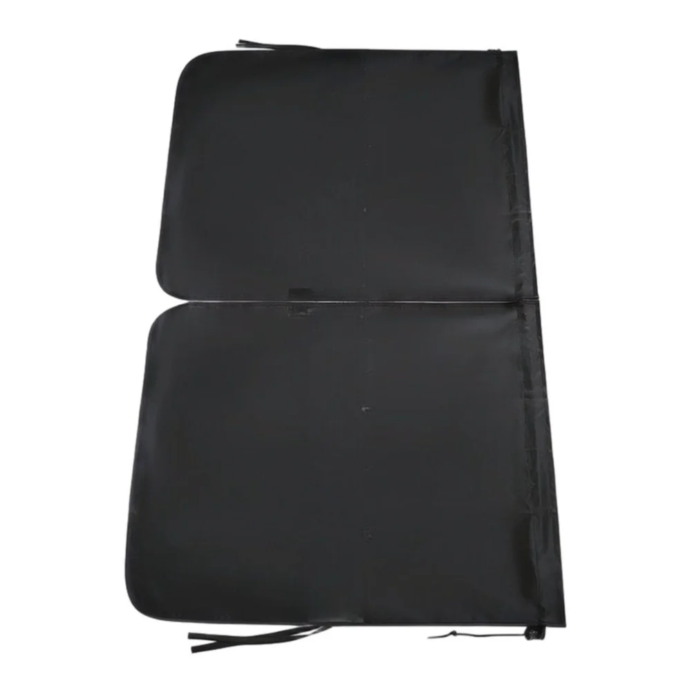Black Oxford Partition Curtain Set for Cars 5 pcs Light Blocking Privacy Protection and Interior Space Separation