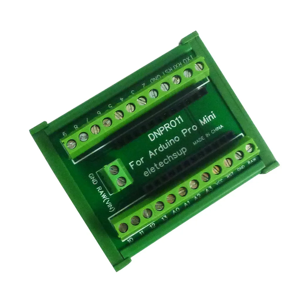 ABD1A01 DIN Rail Mount Screw Terminal Block Adapter Module For Arduino UNO/MEGA2560/NANO/Pro Mini Board