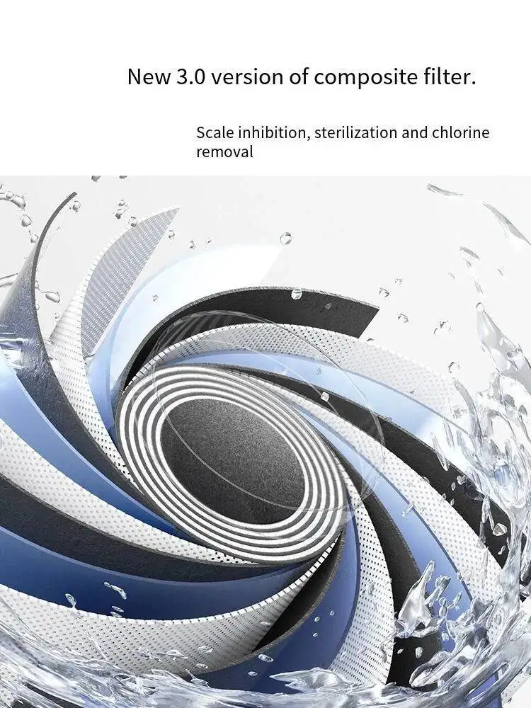 SOGEE Faucet Descaling And Dechlorination Household Pre-Filter Kitchen Tap Filter Water Purifier