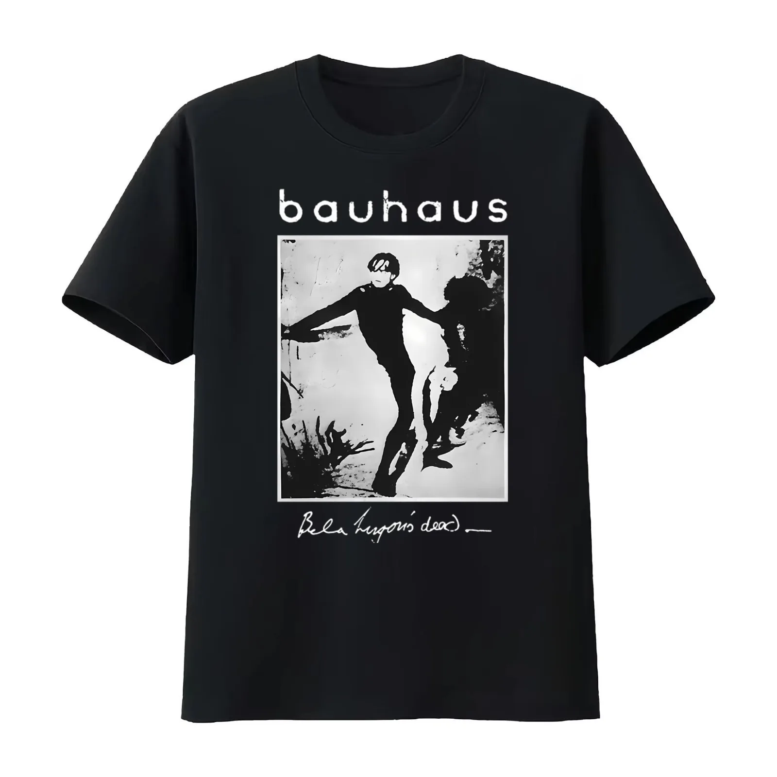 Bauhaus Bat T-Shirt Summer Casual Cotton Tee Oversized Streetwear Tops Vintage Graphic Print Loose Fit Short Sleeve