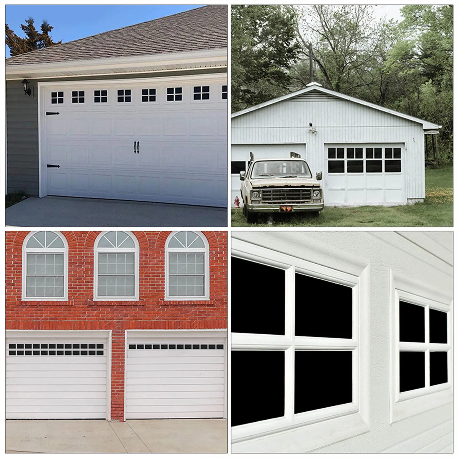 

16 шт. магнитных резиновых панелей для дверей без сверления, имитация оконных створок, термостойкие, влагостойкие, магнитные материалы для самостоятельной установки