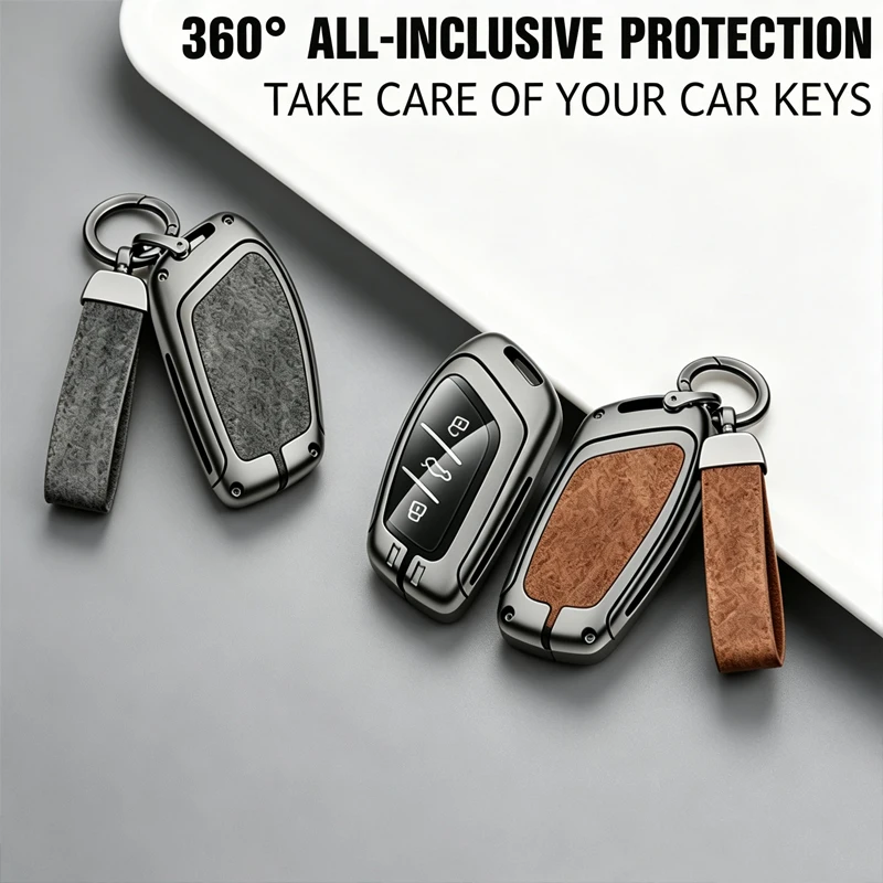 High Quality Zinc Alloy Car Key Case Cover for MG ZS HS 2026 2025 MG6 MG4 MG5 MG3 MG7 Roewe RX3 RX8 ERX5 RX5 I6 I5 Accessories