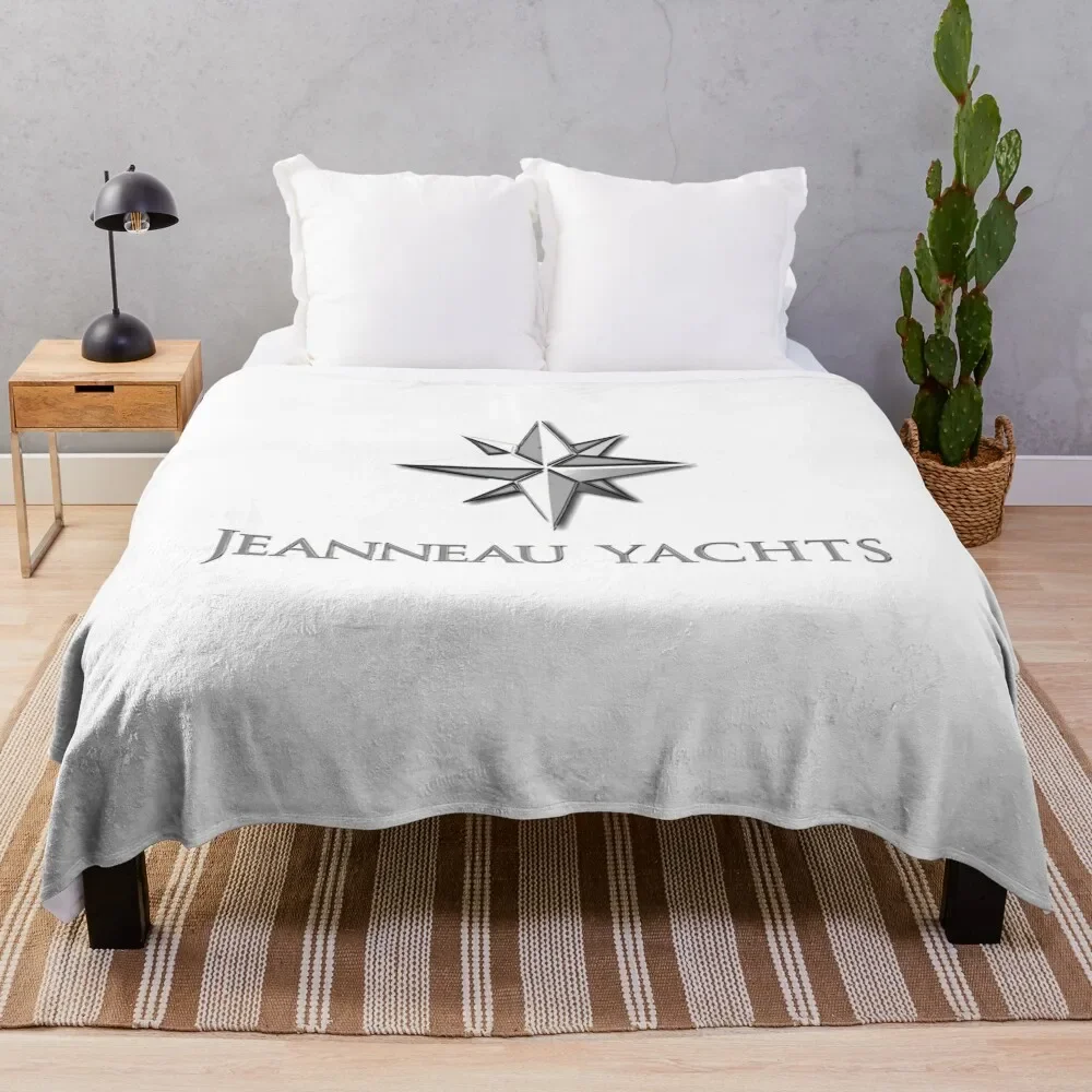 jeanneau yachts Throw Blanket Sofa Quilt Cute Retros Sofa Throw Blankets