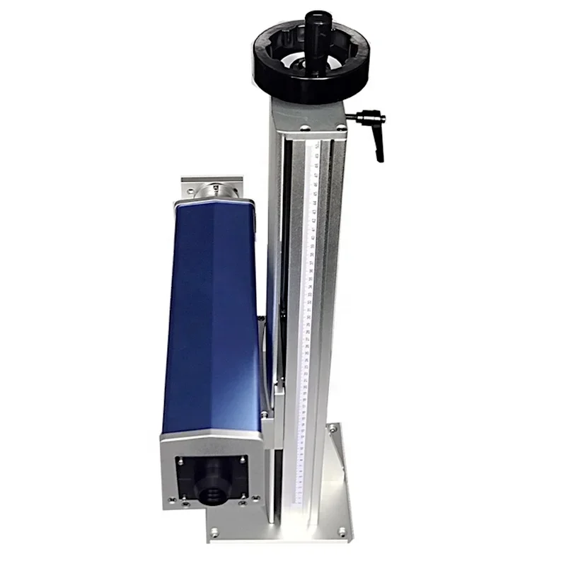 Economic 550X320mm Marking Worktable Aluminum 50mm Up And Down Column For Fiber Laser Marking Machine