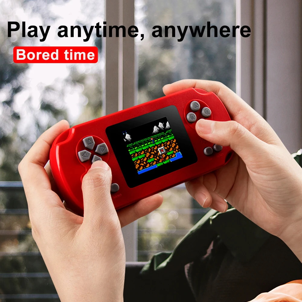 GAMINJA GC31 ريترو لعبة فيديو وحدة التحكم المدمج في 128 لعبة كلاسيكية 2.4 بوصة المحمولة المحمولة لعبة لاعب وحدة التحكم القابلة لإعادة الشحن #5